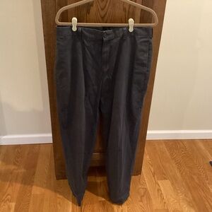 Mens LL Bean Navy Khakis